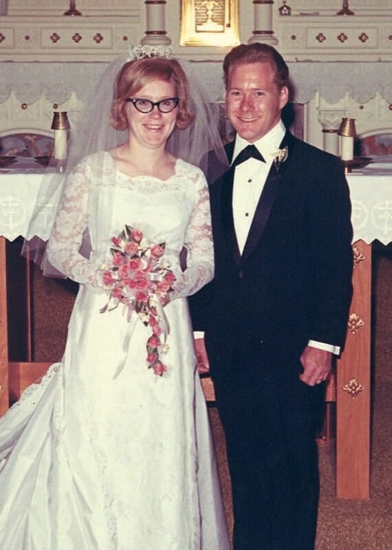 50th wedding anniversary dress bride