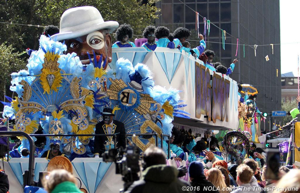 Grand Marshall Of The Zulu Parade Mardi Gras 2016 In New Orleans