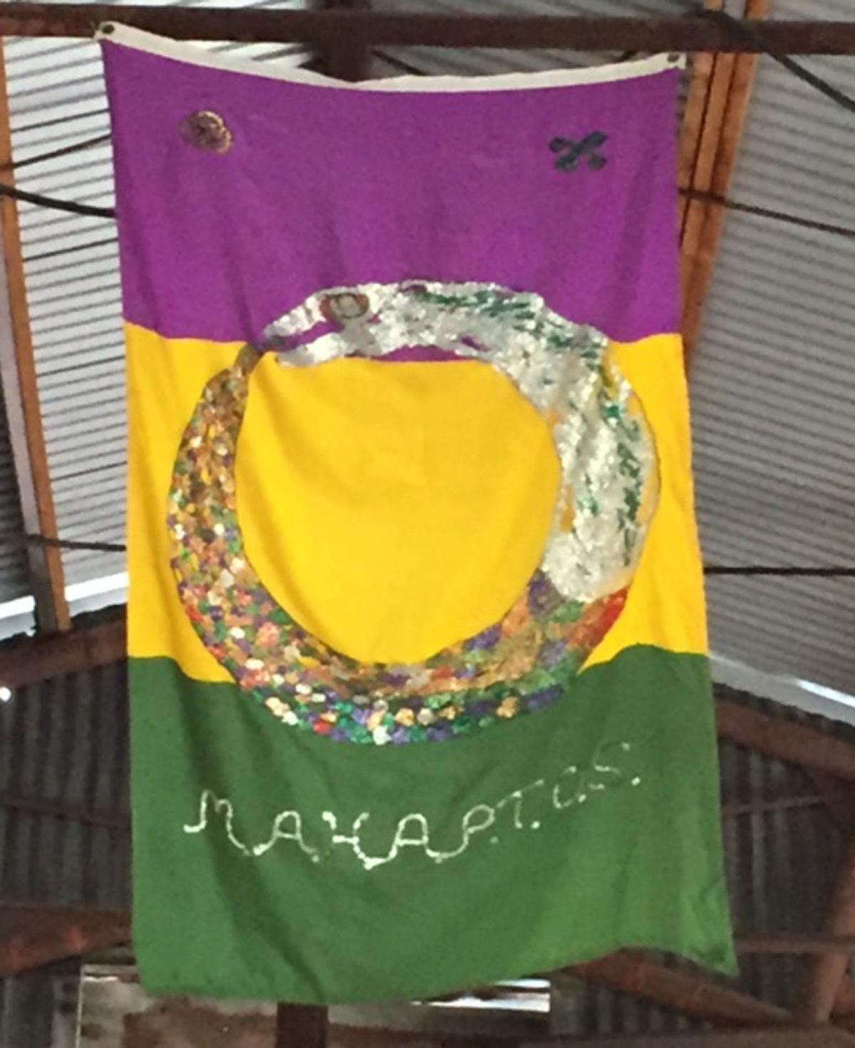 mardi gras flags