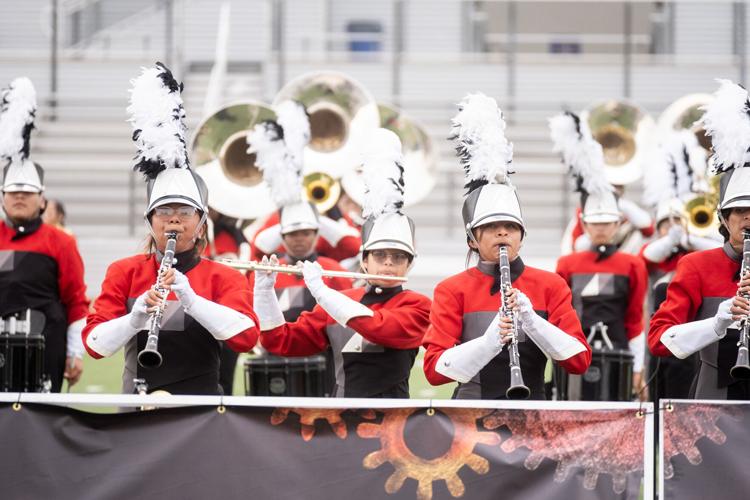 PHOTOS Marshall High School band competes at UIL region marching