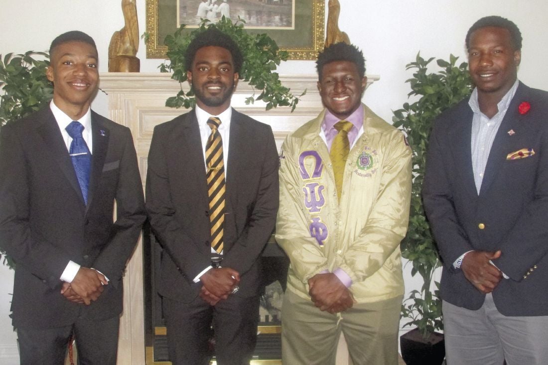 Fraternities pave way at Wiley College in community Counties