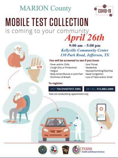 Covid 19 Mobile Testing Team Coming To Jefferson Sunday Covid 19 Marshallnewsmessenger Com