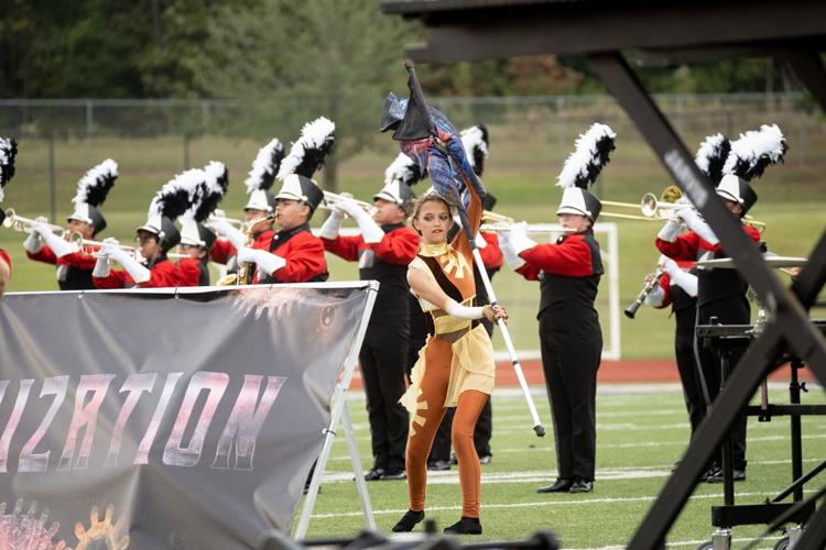 PHOTOS Marshall High School band competes at UIL region marching