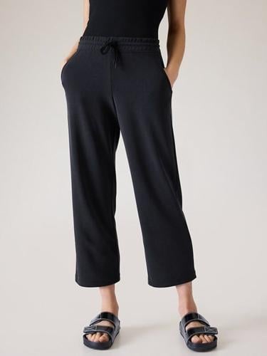 Orchid Hues Women Black Loose Fit Pure Cotton Joggers