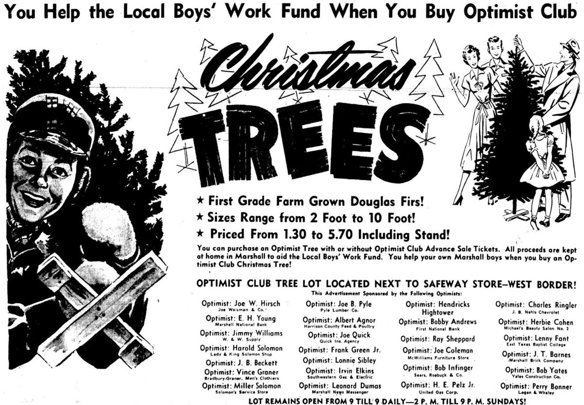 Optimists Review Christmas Tree Lot History Features Marshallnewsmessenger Com