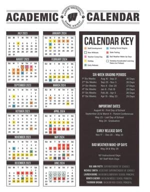 Waskom ISD releases 2023 24 academic calendar News