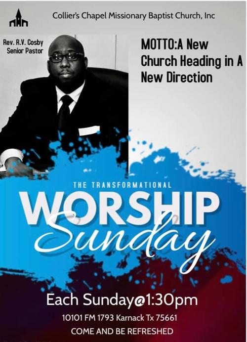 Collier's Chapel flyer