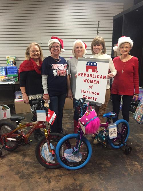 Republican Women of Harrison County donate to Empty Stocking Fund