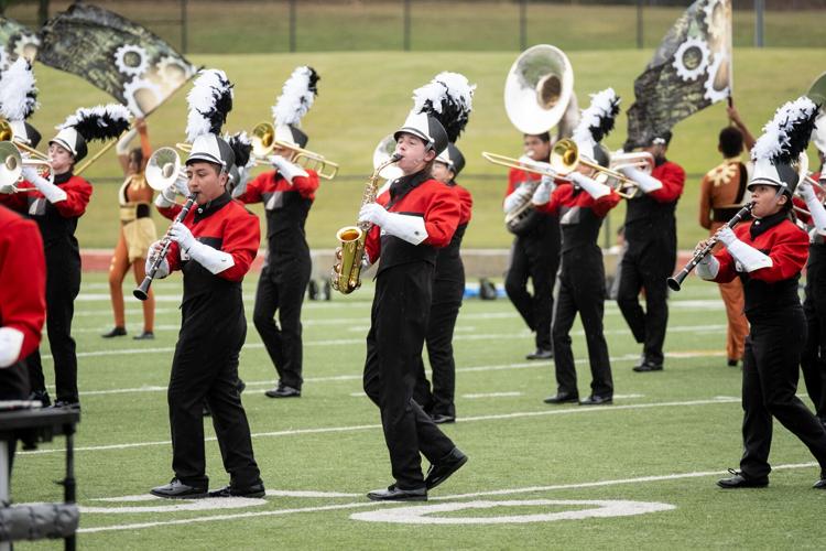 PHOTOS Marshall High School band competes at UIL region marching