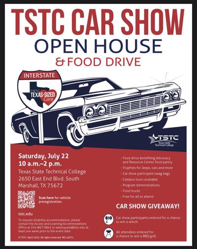 TSTC Marshall to host car show open house on Saturday News