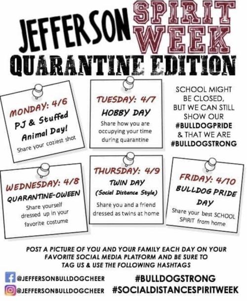 Jefferson Isd Kicking Off Virtual Spirit Week Covid 19 Marshallnewsmessenger Com