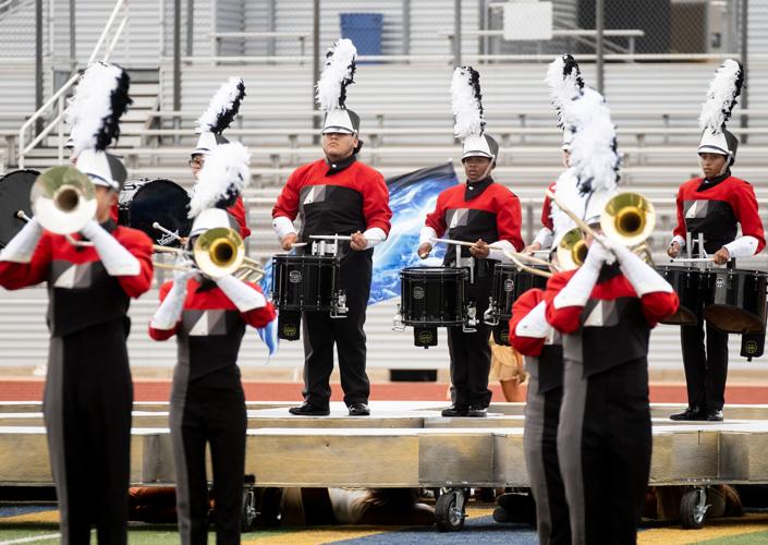 PHOTOS Marshall High School band competes at UIL region marching