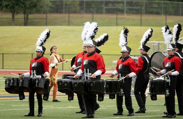 PHOTOS Marshall High School band competes at UIL region marching