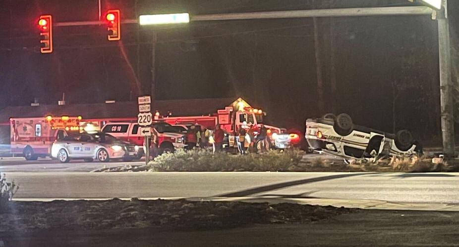 Deputy's vehicle crashes in Collinsville