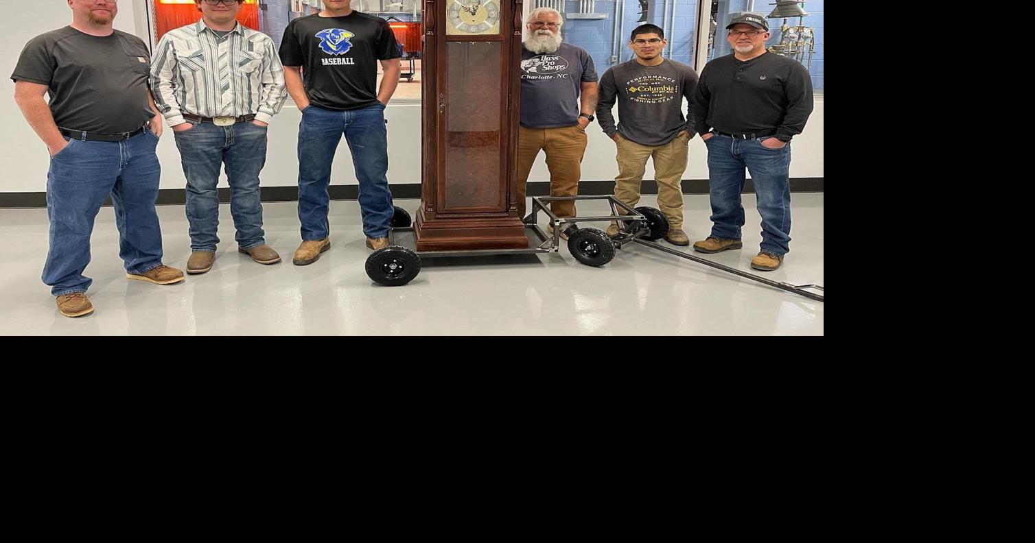 Race weekend at Martinsville Speedway Grandfather Clock trophy to ride