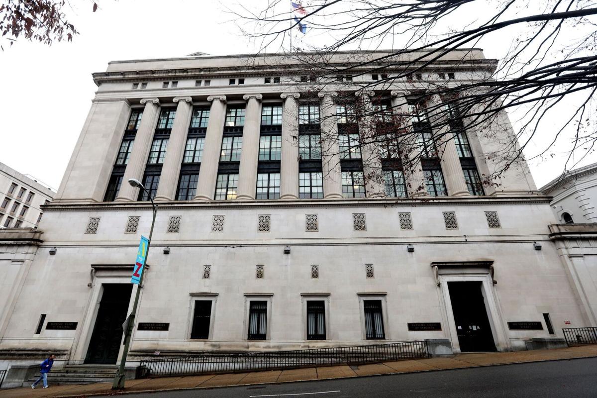 The Virginia Supreme Court in Richmond, photographed on Jan. 3, 2020.