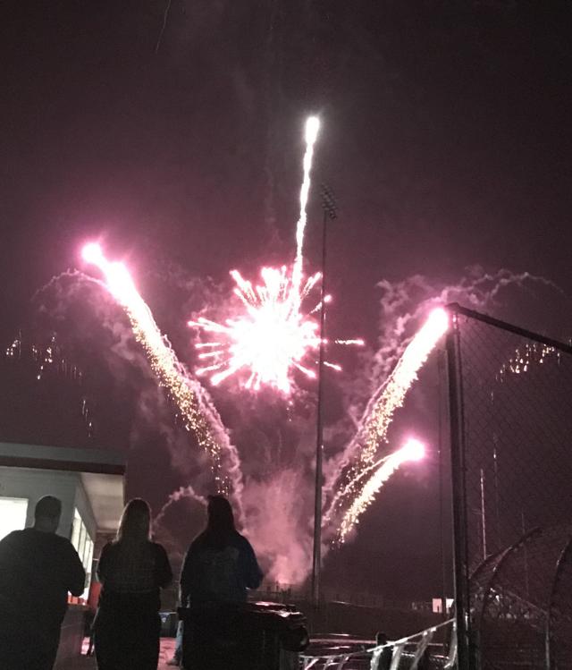 Fireworks at Martinsville Speedway Featured
