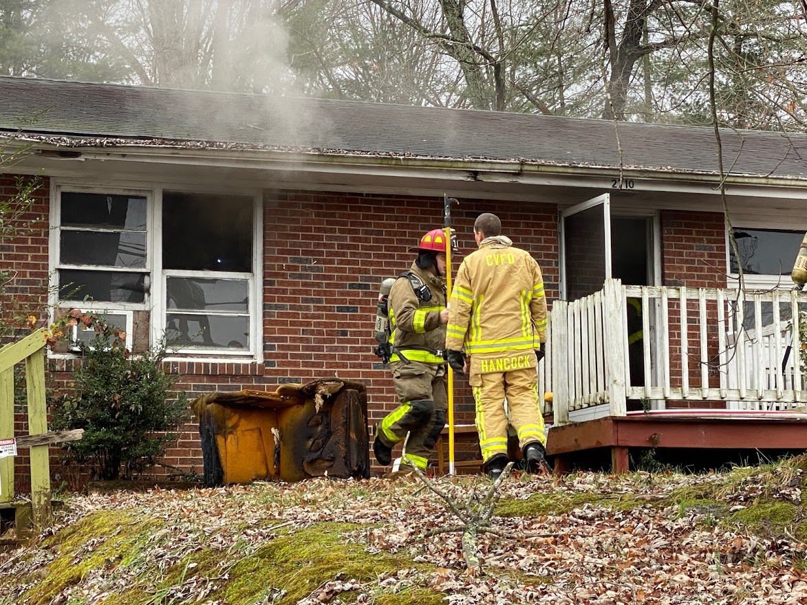 Offduty Martinsville deputy fire marshal pulls man from house fire