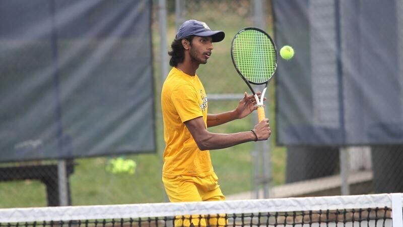 No. 57 men’s tennis downed at Belmont Abbey