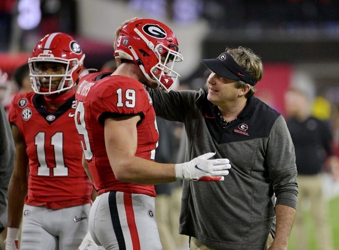 Men's Georgia Bulldogs Players 2023 CFP National Champions Patch