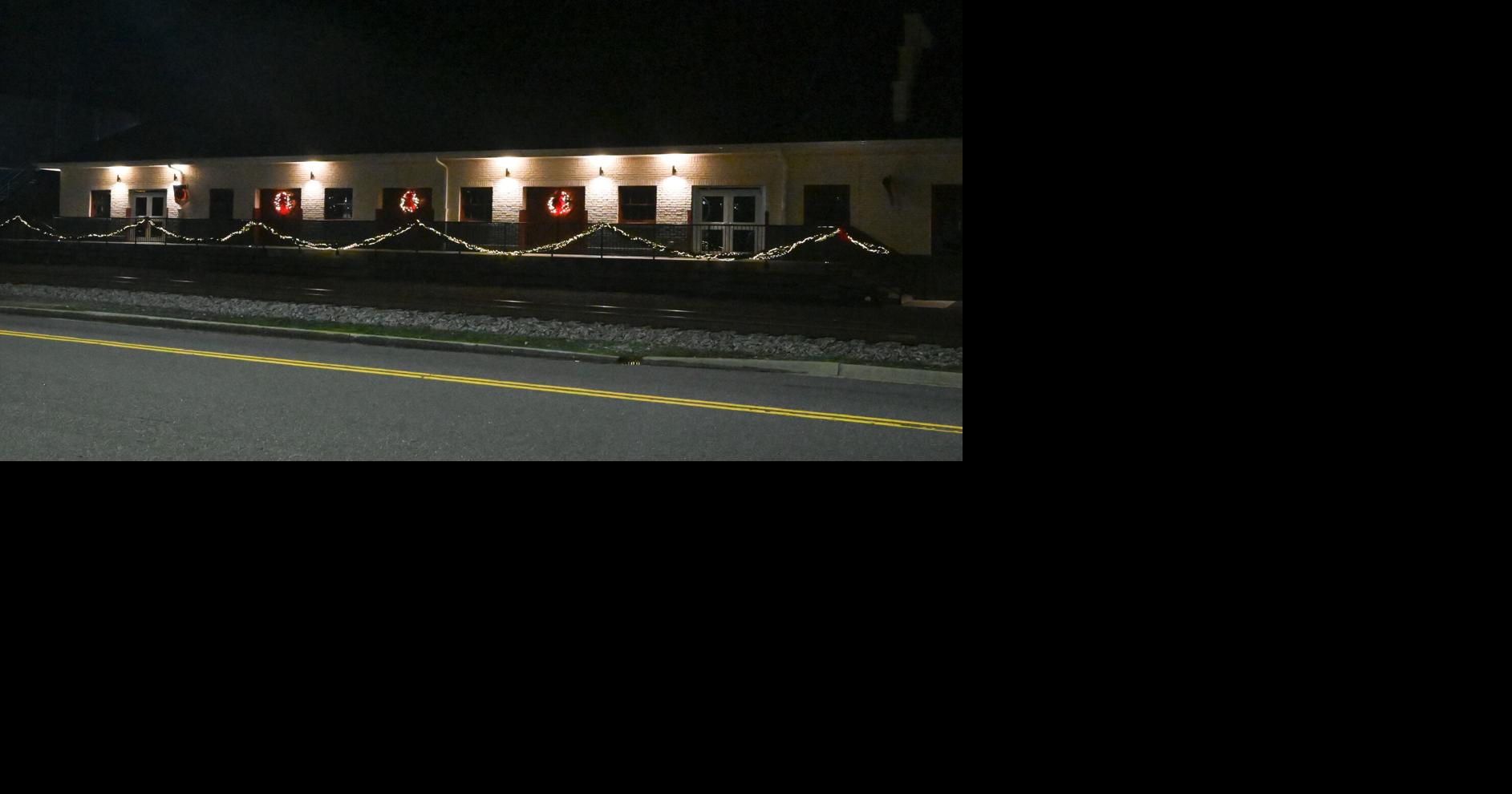 Christmas lights throughout Martinsville and Henry County