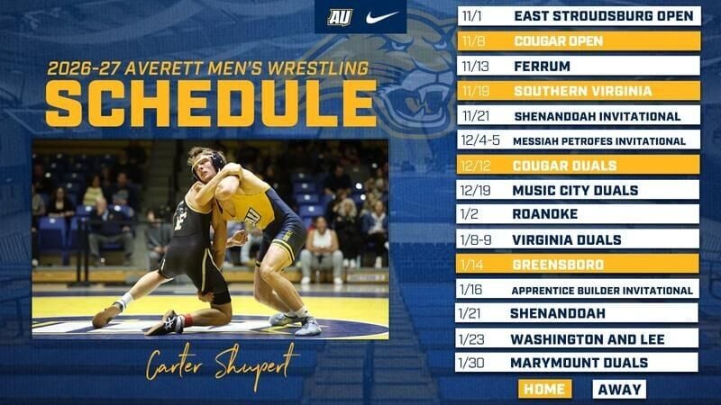 Men’s wrestling enters 2026-27 season with competitive schedule