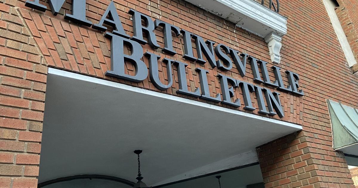 Martinsville Bulletin sign