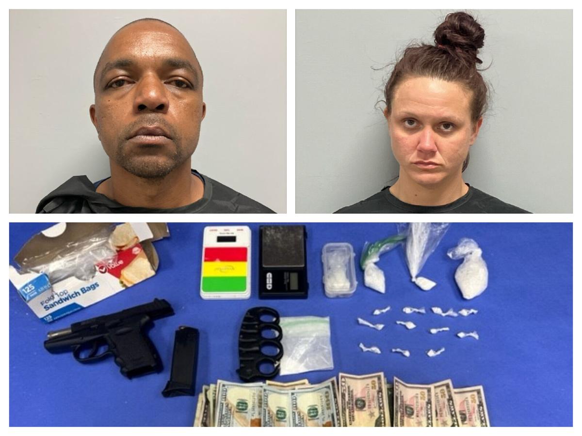 Two arrested, drugs seized during traffic stop
