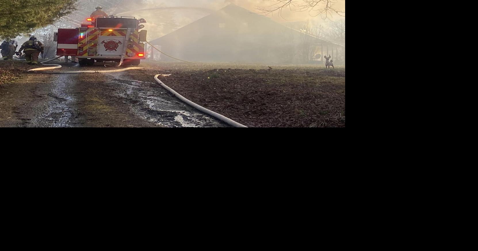 Fire destroys Ridgeway house