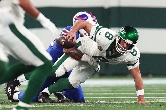 New York Jets 22-16 Buffalo Bills LIVE RESULT: MRI reveals Aaron Rodgers  has torn Achilles & quarterback out for season