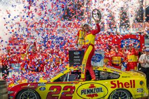 NASCAR: Joey Logano returns to victory lane at North Wilkesboro in track’s first points race in 30 years