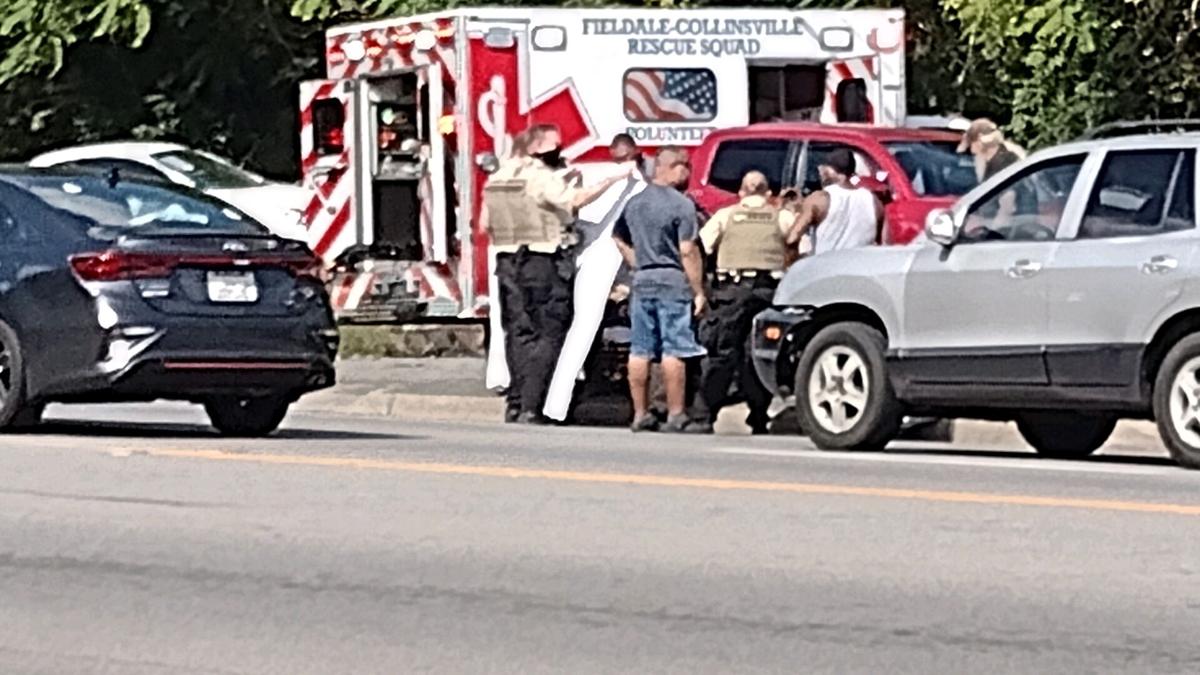 Pedestrian struck