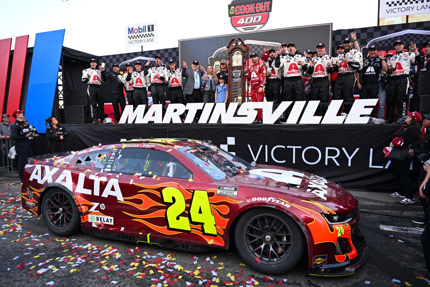 Photos william byron celebrates win at martinsville speedway