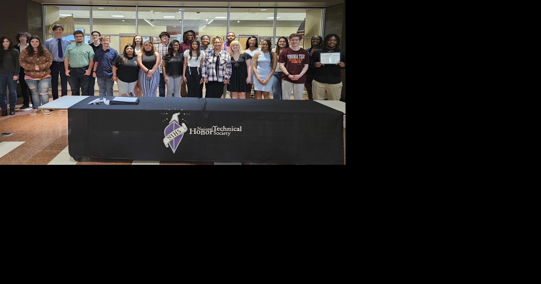 Local students inducted to National Technical Honor Society