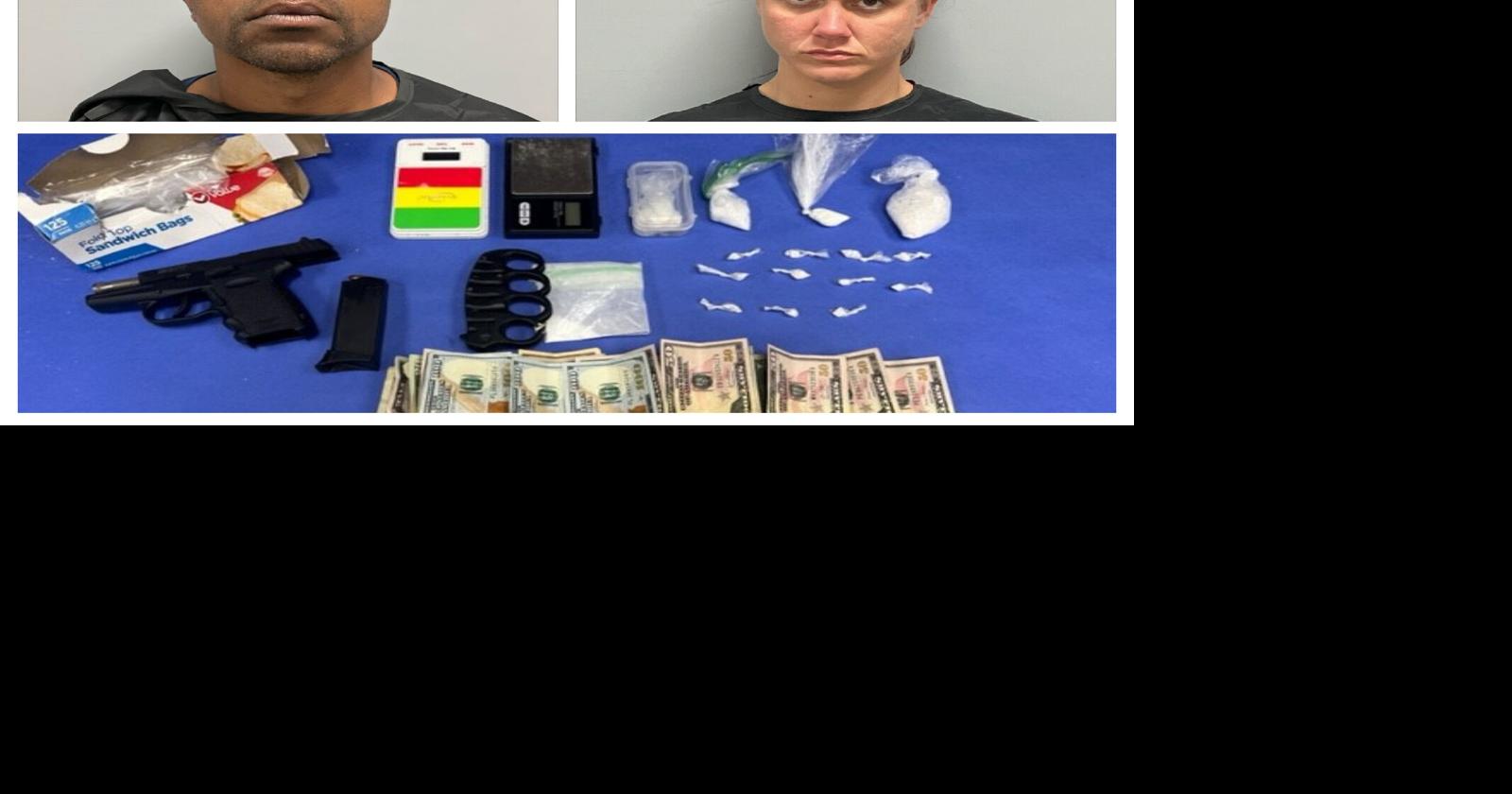 Two arrested, drugs seized during traffic stop