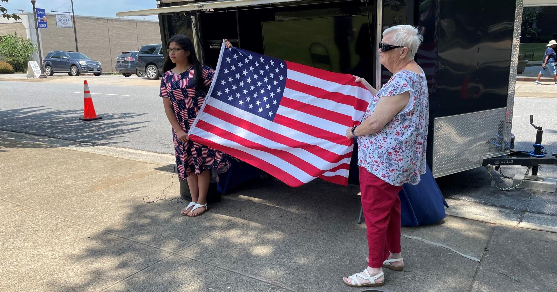 Ceremony held to honor history of America's flags - Vimarsana News