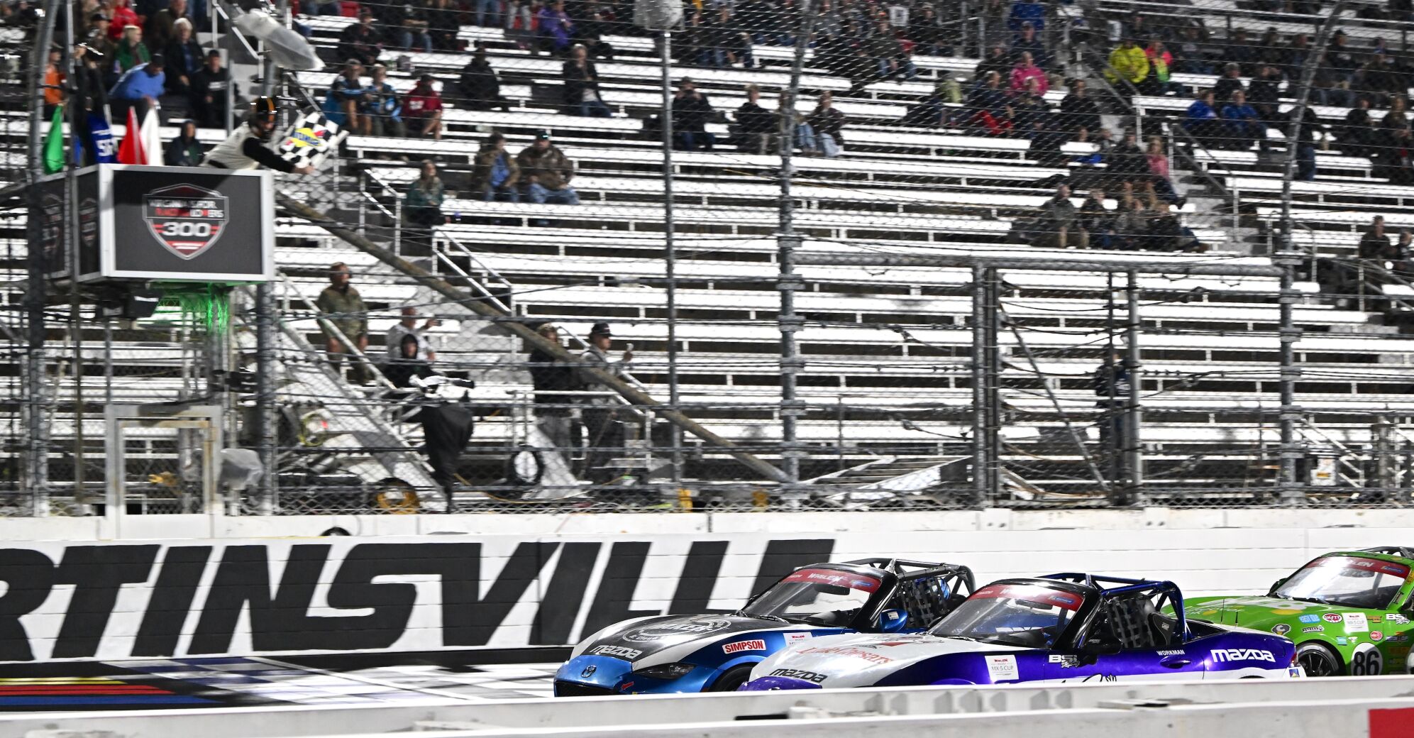 Jeremy Fletcher wins Martinsville Speedway Mazda MX-5 Cup race