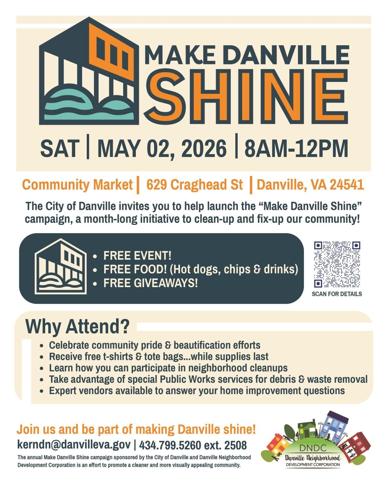 Make Danville Shine Home Expo set for Saturday