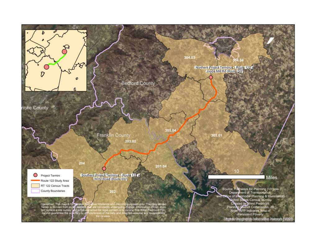 WPPDC, Bedford, and Franklin Counties Partner on Route 122 Corridor Study Funded by Federal RAISE Grant