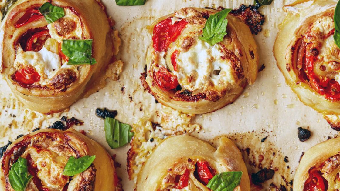 Warm, gooey caprese pizza rolls are a dinner win | Food and Cooking