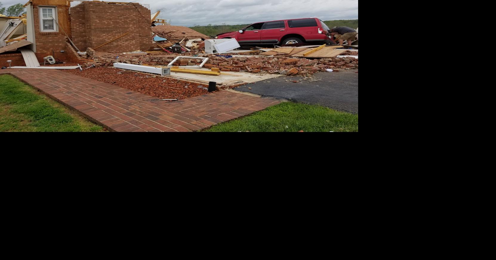 Apparent tornado destroyed homes as it cut a 5-mile swath across ...