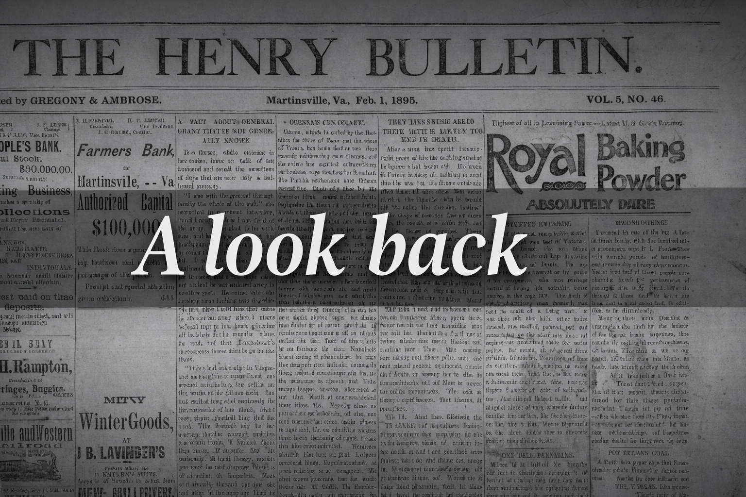 A look back: Tobacco trade shaped early Martinsville