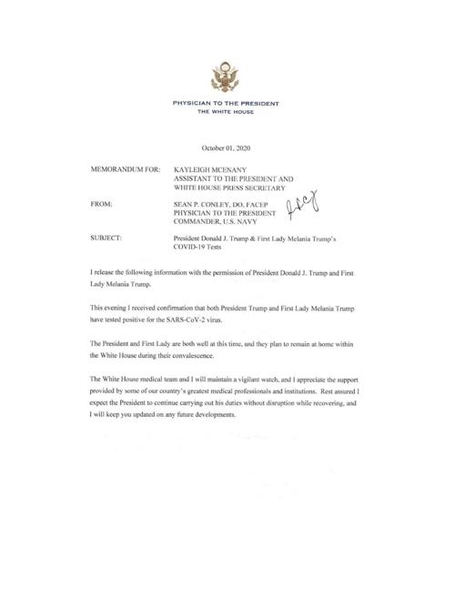 sean conley letter