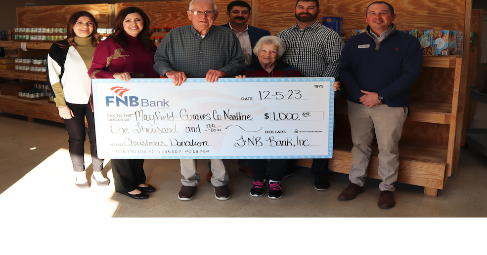FNB makes 2,000 Christmas donation to two charities in Mayfield and
