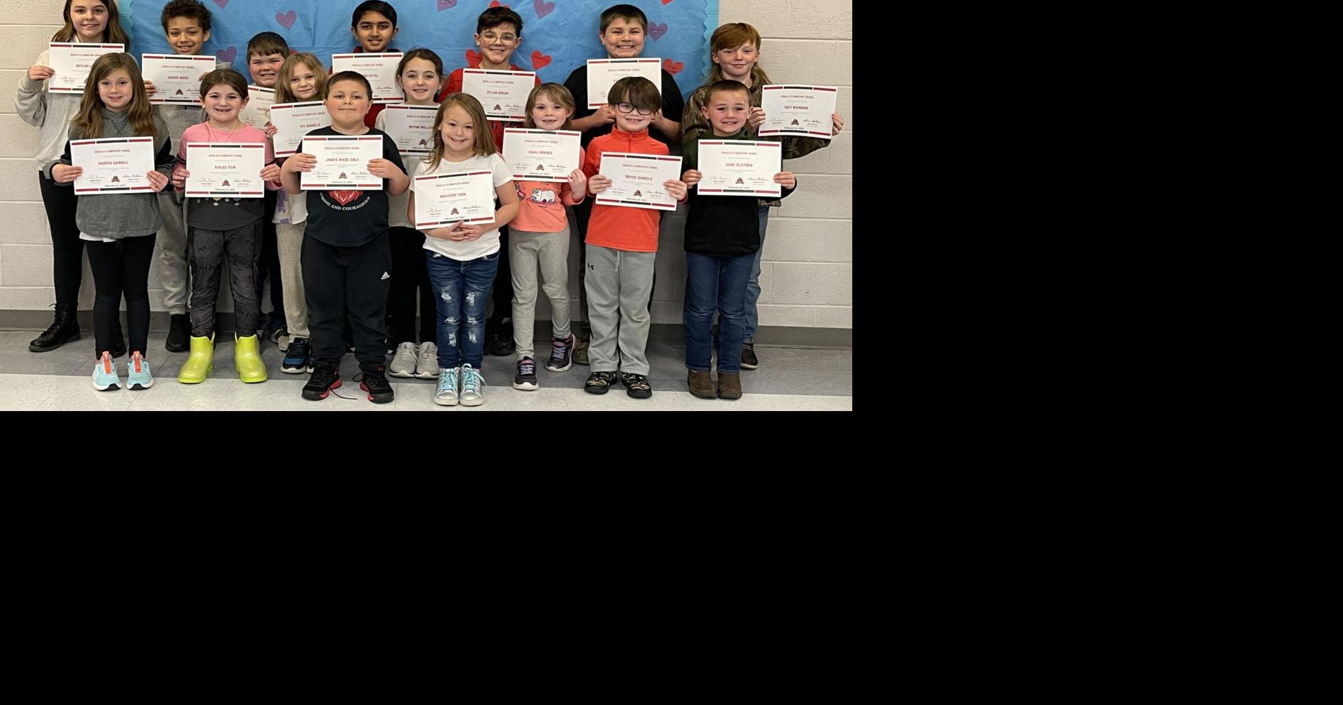 Sedalia Elementary celebrates Students of the Month News mayfield