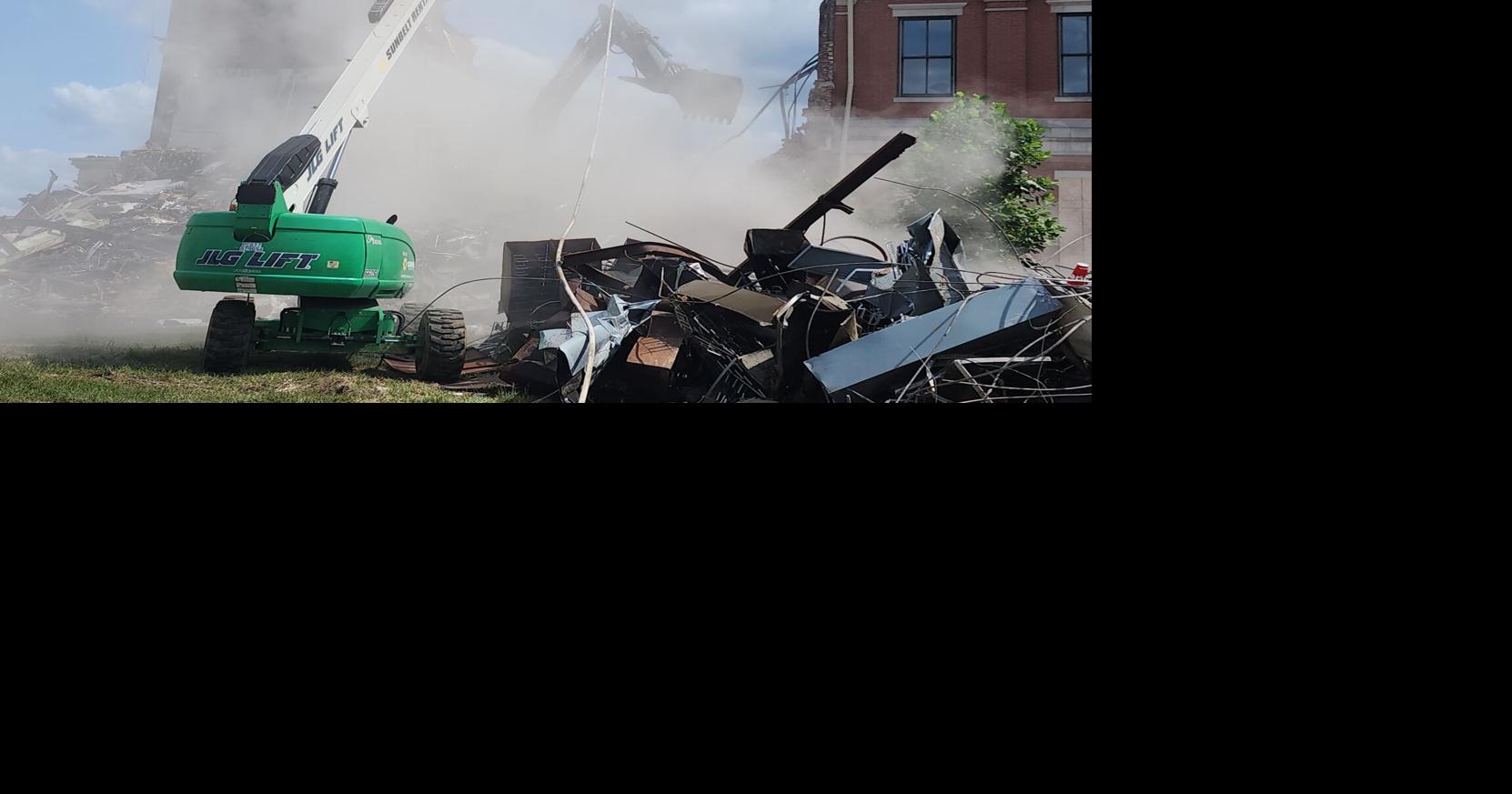 Graves County Courthouse and Jail Demolition Gallery mayfield