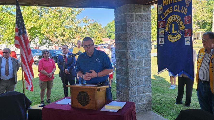 Picking up the pieces Mayfield Lions Club dedicates memorial benches