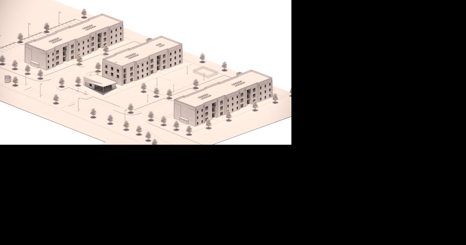 Affordable housing complex under construction tentatively sets opening for October