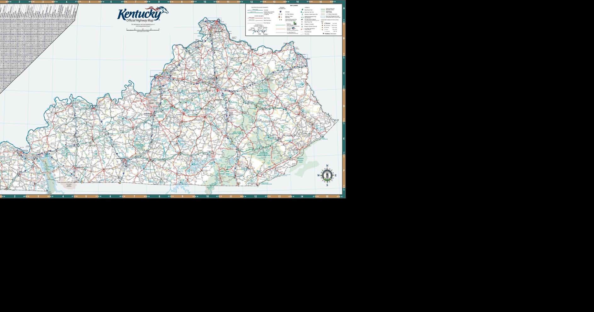 Kentucky State Highway Map 2020-21 Kentucky Highway Maps Now Available | News | Mayfield-Messenger.com