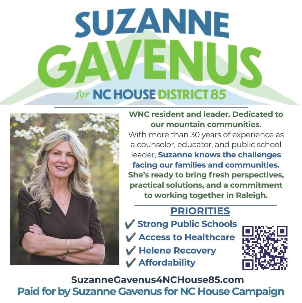 SUZANNE GAVENUS FOR HOUSE OF REPRESENTATIVES